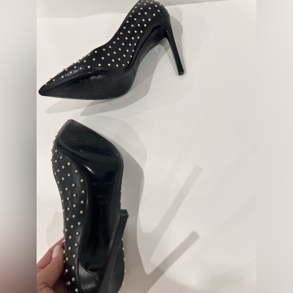 Saint Laurent black pumps / escarpins size 36.5 EU 100% AUTHENTIC - Picture 8 of 12